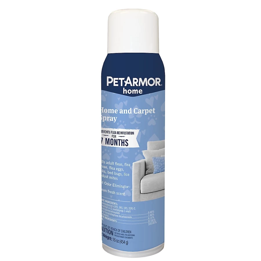 PetSmart PetArmor Flea & Tick Carpet Spray for Home – Kills Fleas, Ticks & Eggs