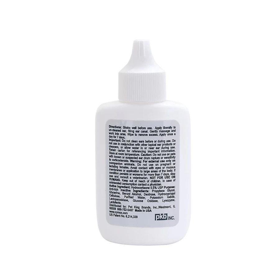 PetSmart Zymox 0.5% Hydrocortisone Ear Solution for Dogs & Cats – Vet-Recommended Ear Infection Treatment