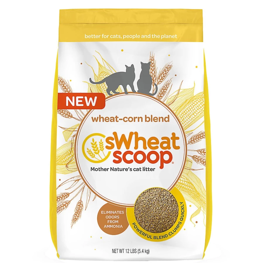 PetSmart sWheat Scoop Natural Clumping Cat Litter - Wheat & Corn Blend, Eco-Friendly & Odor Control