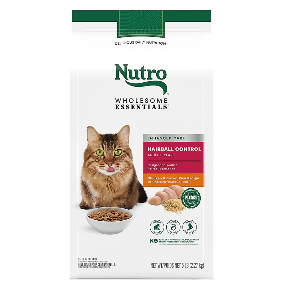 PetSmart Nutro Wholesome Essentials Healthy Aging Adult Dry Cat Food - Natural Chicken Recipe, Non-GMO