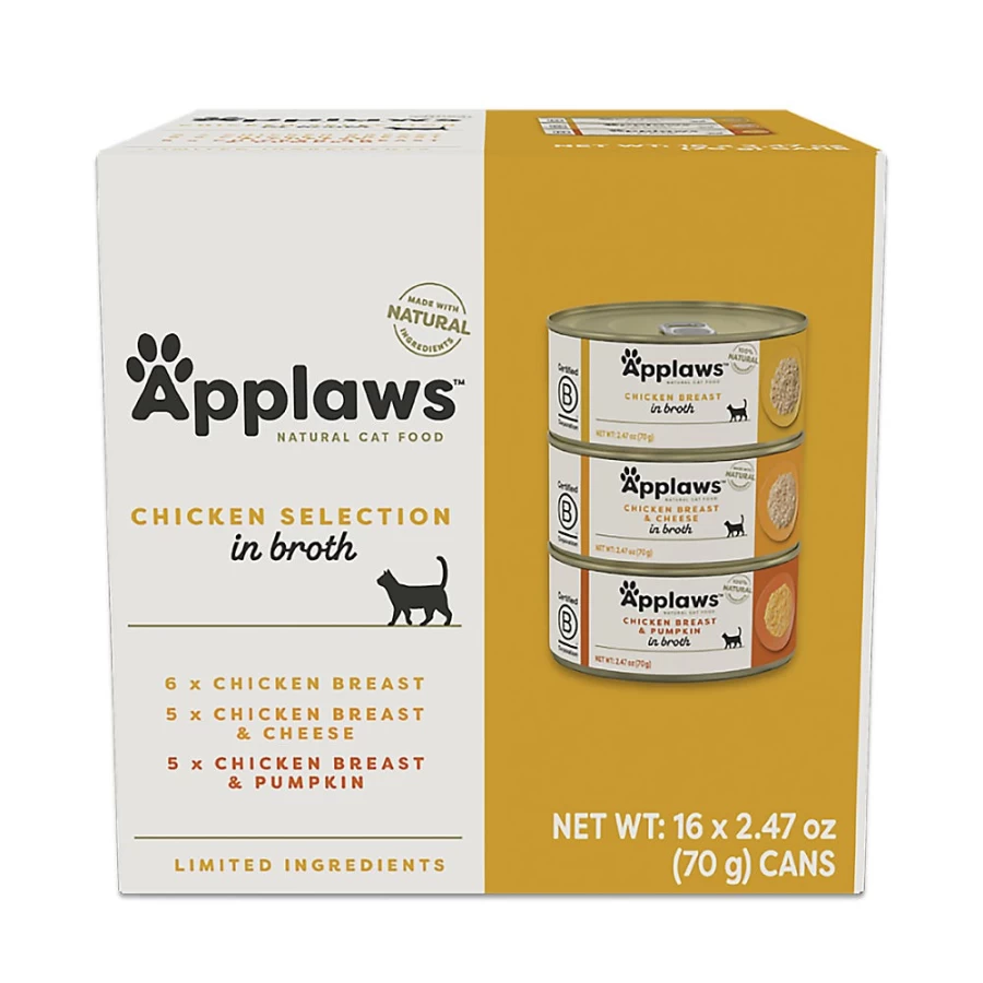 PetSmart Applaws Natural Cat Food Variety Pack - Limited Ingredient, Grain-Free, High Protein Wet & Dry Cat Food for All Life Stages