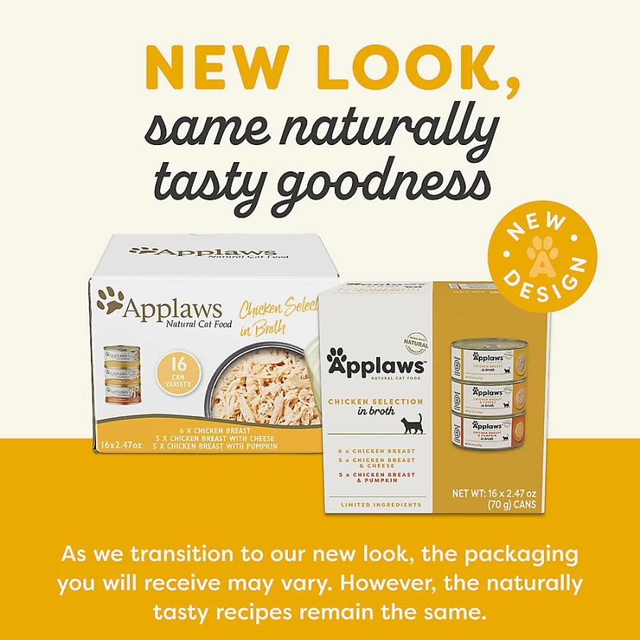 PetSmart Applaws Natural Cat Food Variety Pack - Limited Ingredient, Grain-Free, High Protein Wet & Dry Cat Food for All Life Stages
