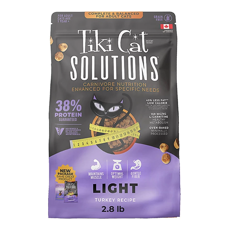 PetSmart Tiki Cat Born Carnivore Grain-Free Adult Cat Food - High Protein Turkey Recipe, Non-GMO, All-Natural Ingredients
