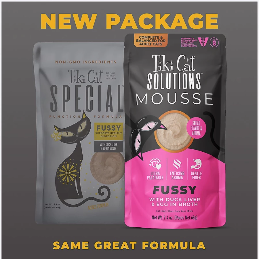PetSmart Tiki Cat Duck Liver Special Function Formula Wet Cat Food - Digestive Health Support, Grain-Free Recipe