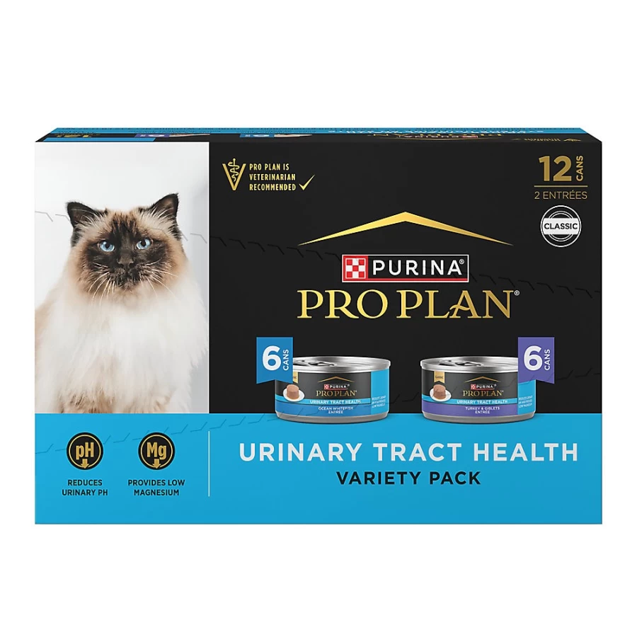 Purina Pro Plan Focus Urinary Tract Health Adult Wet Cat Food 5.5oz Cans, 12-Pack - PetSmart