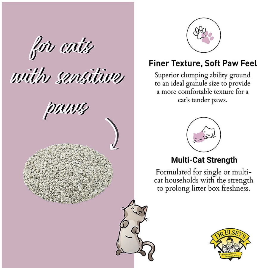 PetSmart Dr. Elsey's Precious Cat Multi-Clay Clumping Litter - Low Dust, Sensitive Paws, Multi-Cat Formula