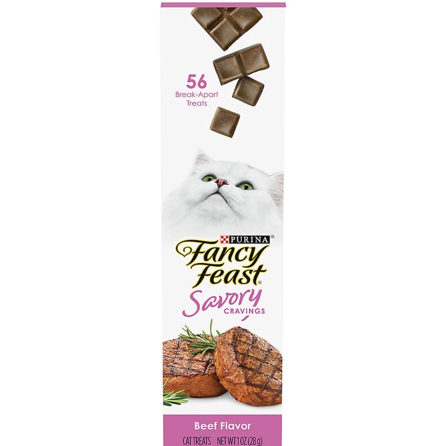 PetSmart Fancy Feast Savory Cravings Liver Cat Treats for Adults - Limited Ingredient, No Artificial Colors, Natural Flavor