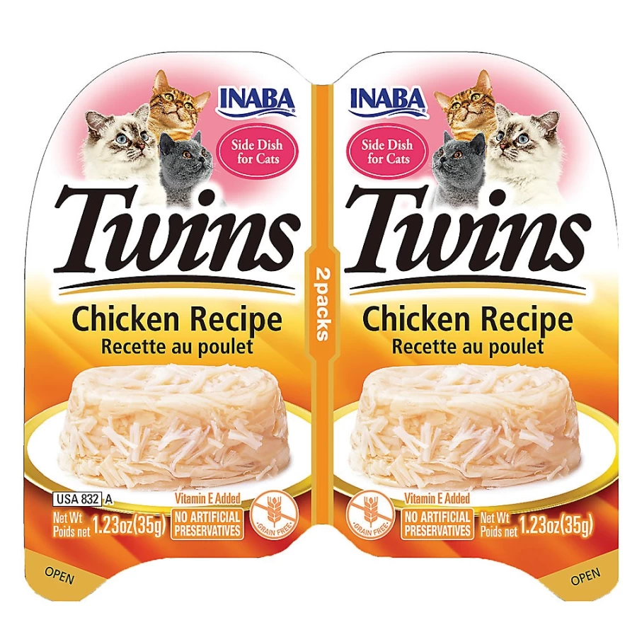 PetSmart Inaba Grain-Free Cat Treat Cups - Twin Pack, Healthy Side Dish for Cats