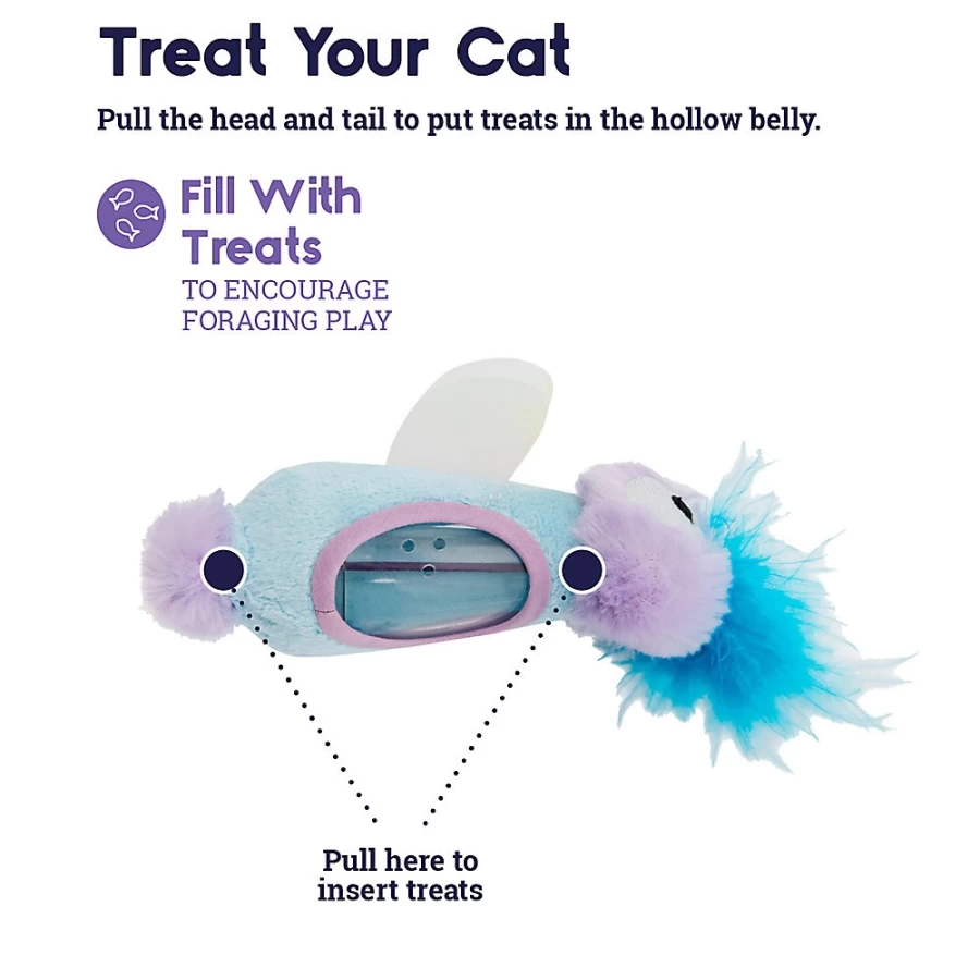PetSmart Petstages Swat 'N Treat Fairy Catnip Kicker Toy for Cats - Interactive Play & Fun
