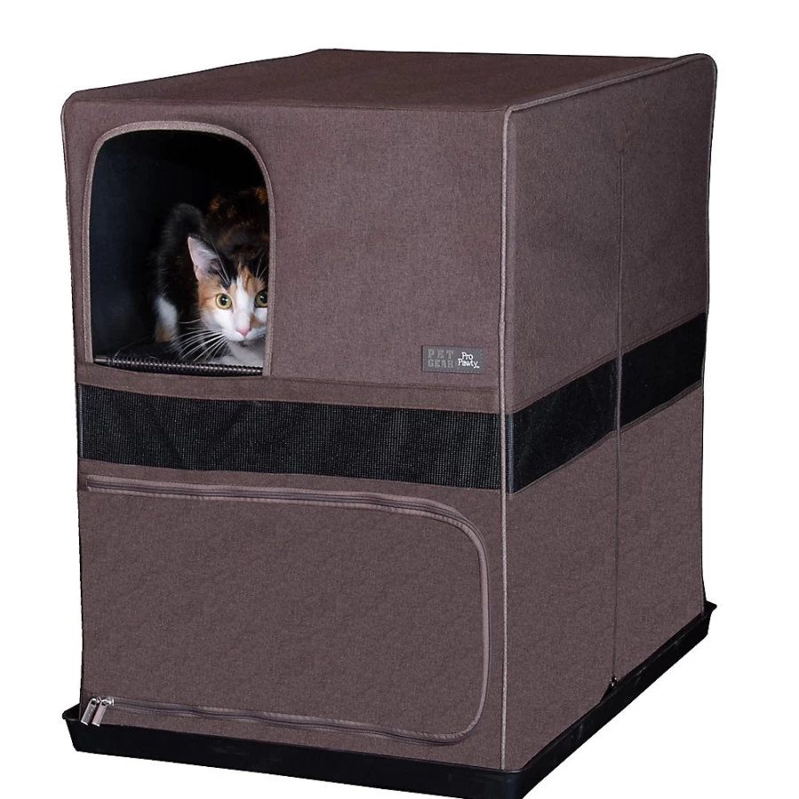 PetSmart Pro Pawty Space Saver Cat Litter Box Cover - Discreet & Stylish Pet Gear