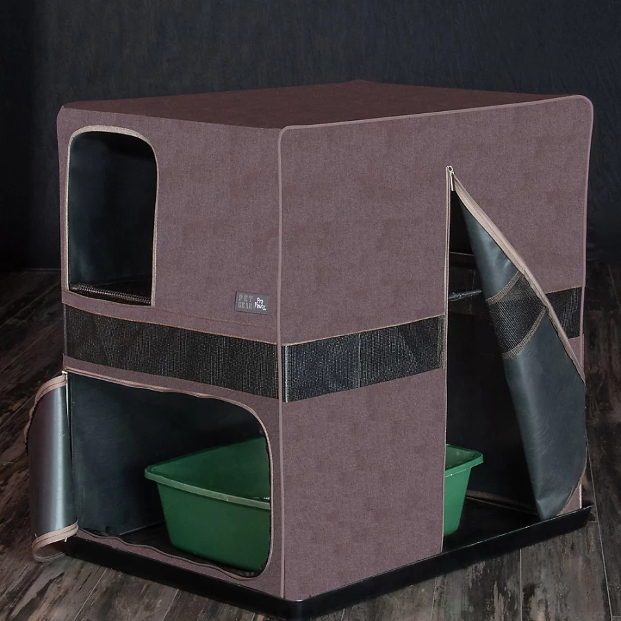 PetSmart Pro Pawty Space Saver Cat Litter Box Cover - Discreet & Stylish Pet Gear