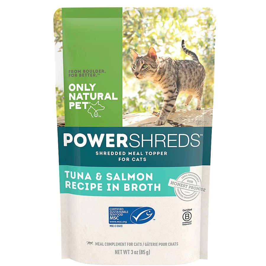 PetSmart Only Natural Pet PowerToppers Grain-Free Cat Food Topper - 3 oz, Natural Ingredients for Cats