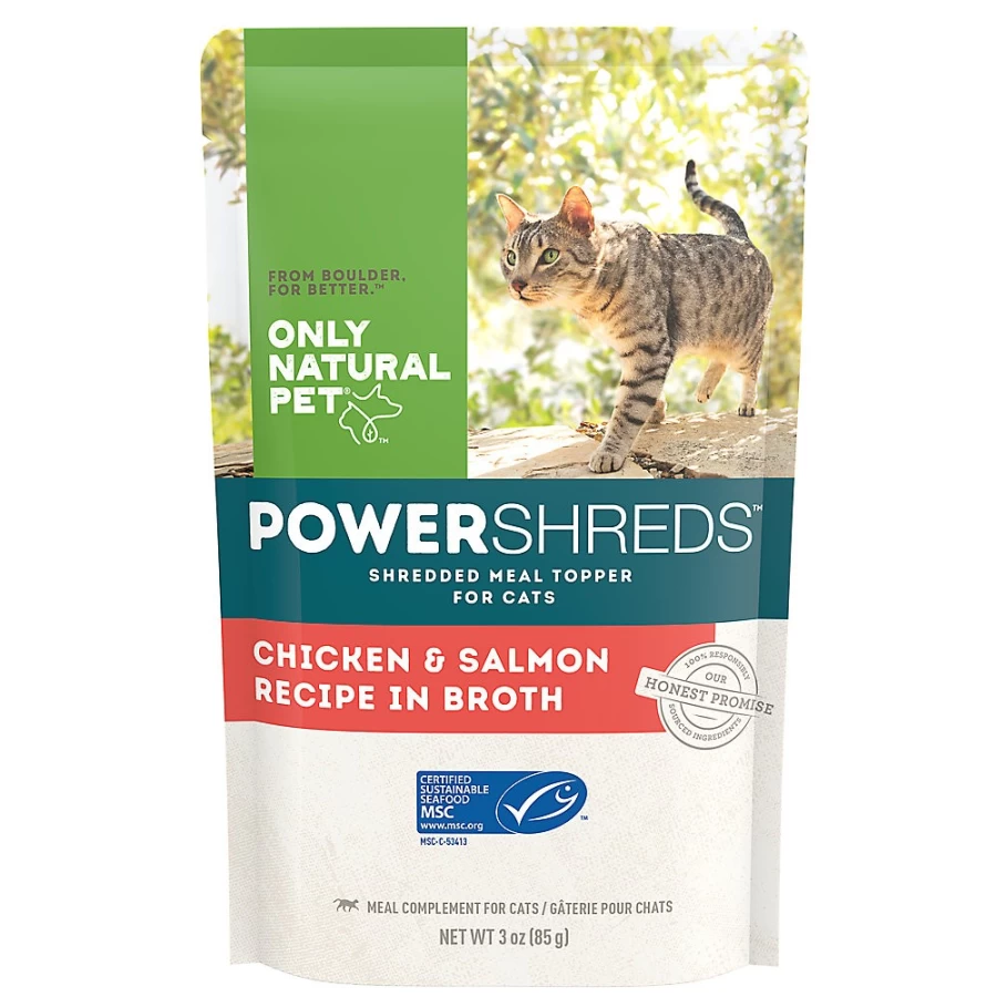PetSmart Only Natural Pet PowerToppers Grain-Free Cat Food Topper, 3 oz - Natural Meal Enhancer for Cats