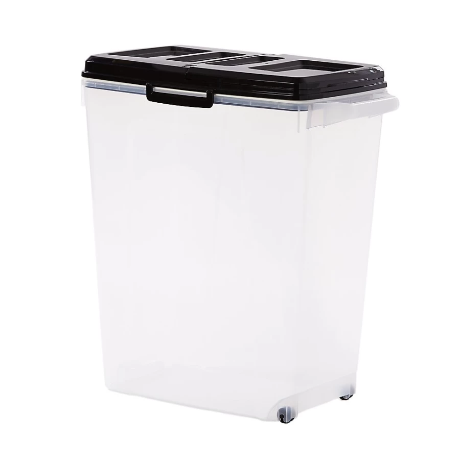 PetSmart BPA-Free Plastic Dog Food Storage Container with Airtight Dual-Sided Lid & Built-In Scoop