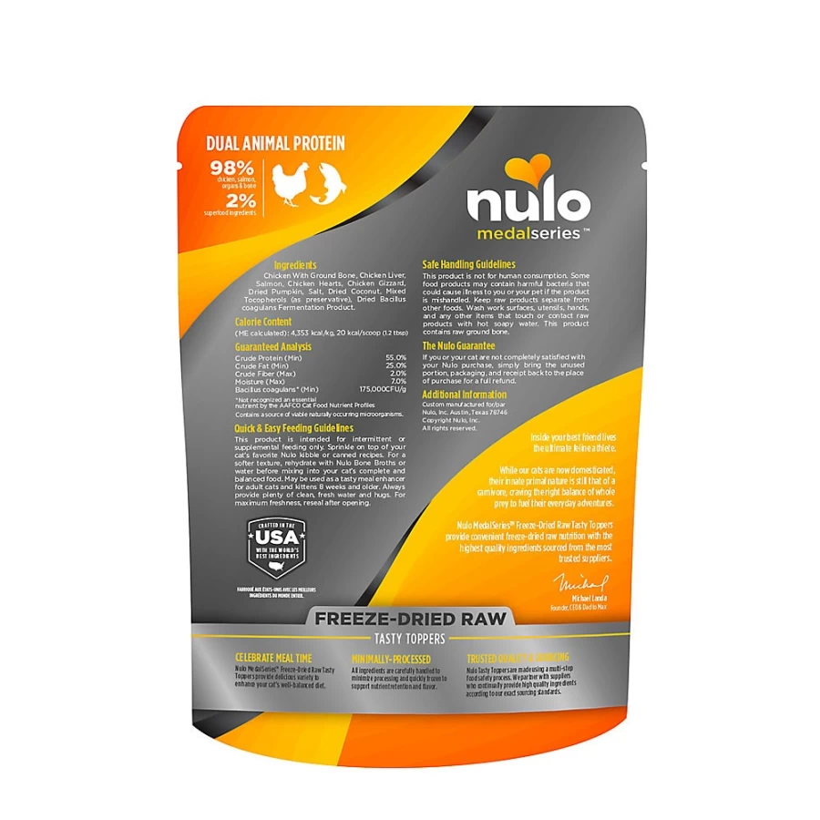 "Nulo MedalSeries Dry Cat Food Topper - Chicken & Salmon Recipe | PetSmart"