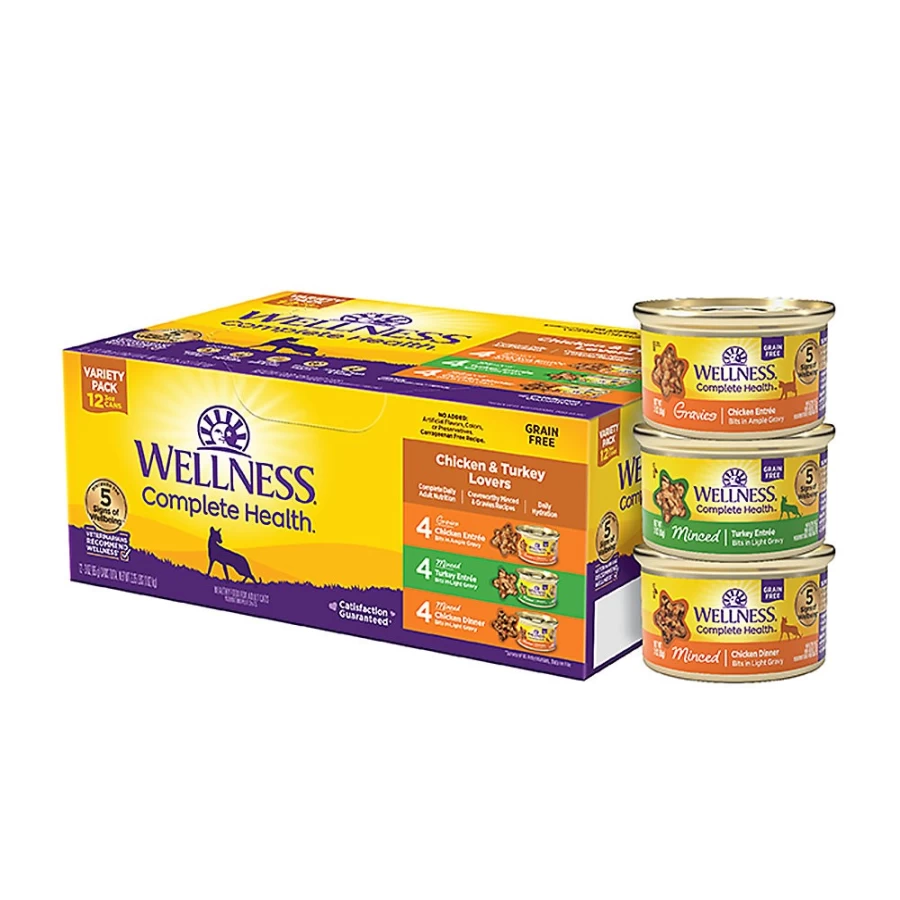 PetSmart Wellness Complete Health Wet Cat Food Variety Pack for Optimal Feline Nutrition