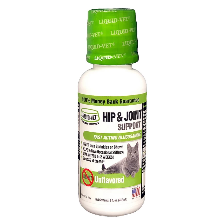 PetSmart Liquid-Vet Hip & Joint Support Supplement for Cats - Advanced Mobility Formula