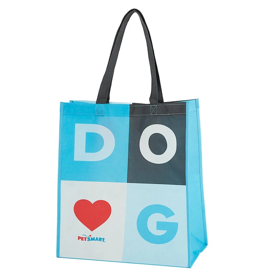 PetSmart Reusable Shopping Tote Bag for Dogs & Cats - Top Paw Love Design