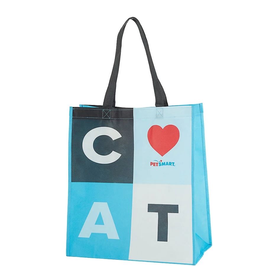 PetSmart Reusable Shopping Tote Bag for Dogs & Cats - Top Paw Love Design