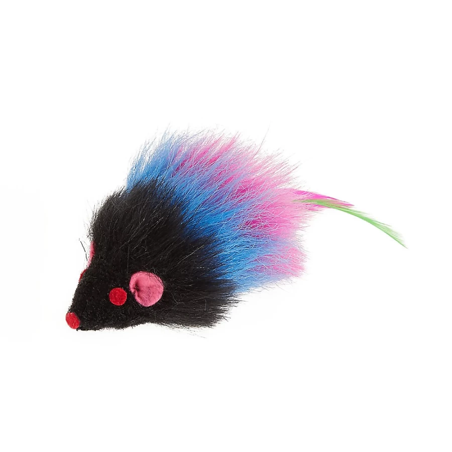 PetSmart Whisker City Interactive Fake Fur Mouse Toy for Cats - Fun & Engaging Cat Play