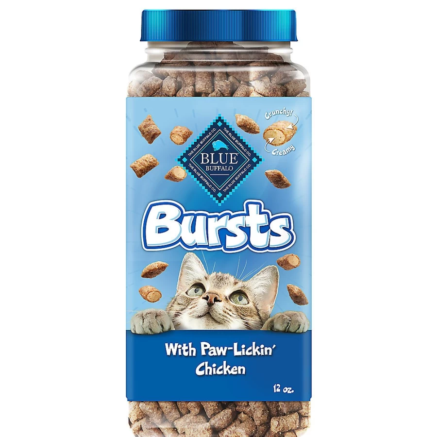 PetSmart Blue Buffalo Bursts Crunchy Natural Cat Treats with Chicken Flavor