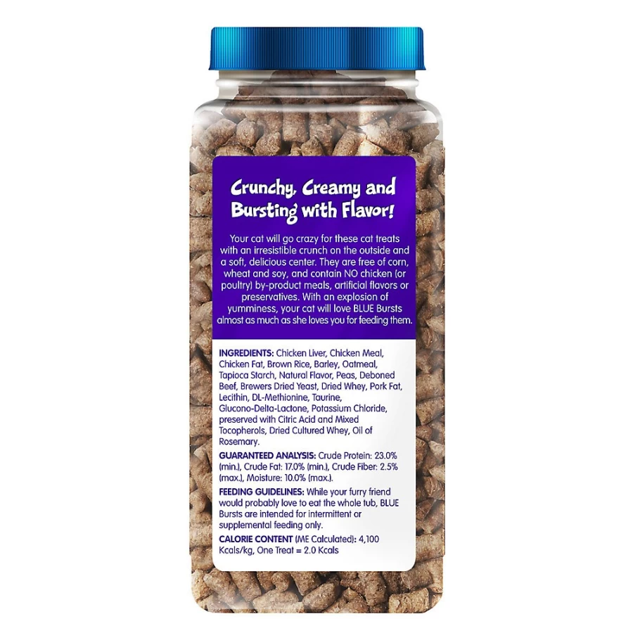 PetSmart Blue Buffalo Bursts Natural Cat Treats for All Life Stages - Liver & Beef Flavor