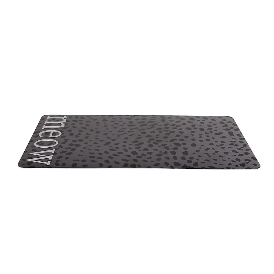 PetSmart Whisker City Meow Dot Non-Slip Cat Feeding Placemat for Bowls
