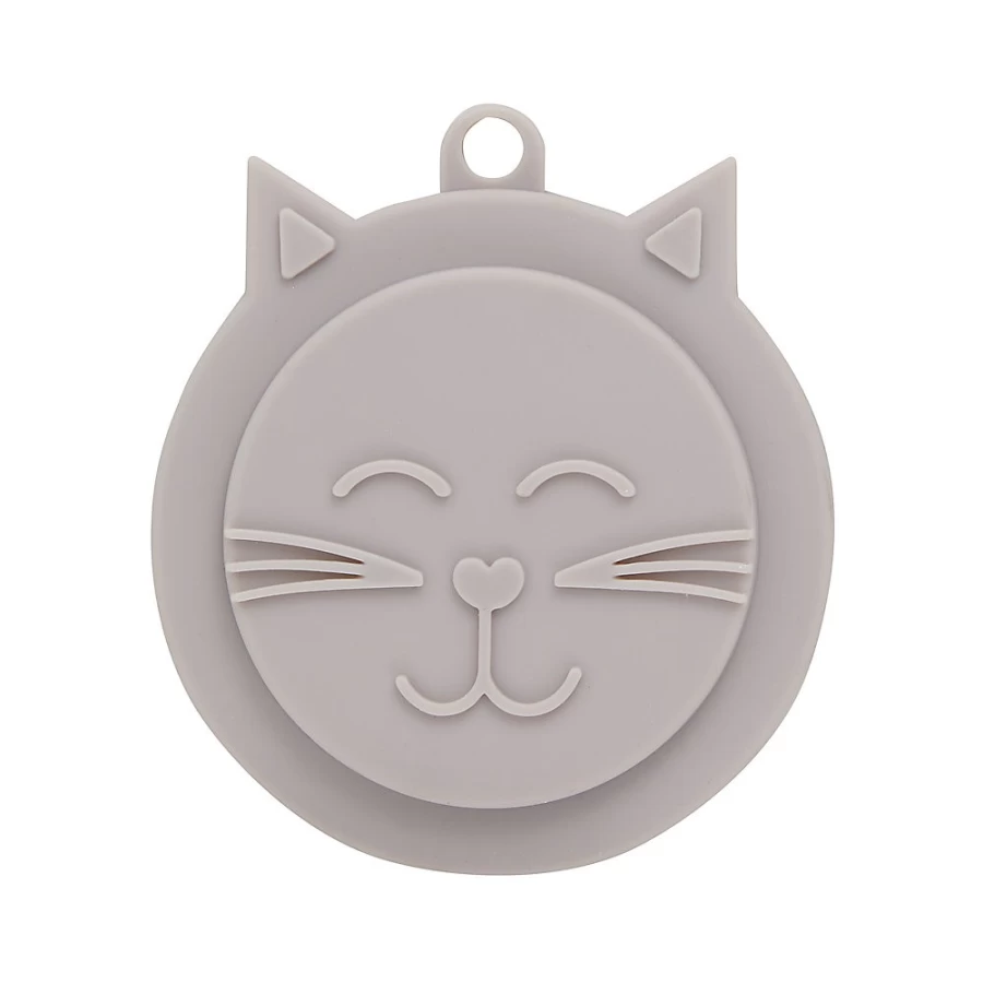 PetSmart Whisker City 3D Cat Food Can Cover - Funny Feline Face Design for Freshness