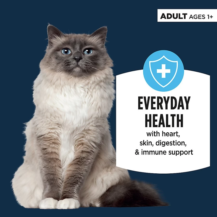 PetSmart Authority Everyday Health Cat Wet Food - 3 Oz, Shredded Chicken in Gravy, With-Grain Recipe for Adult Cats