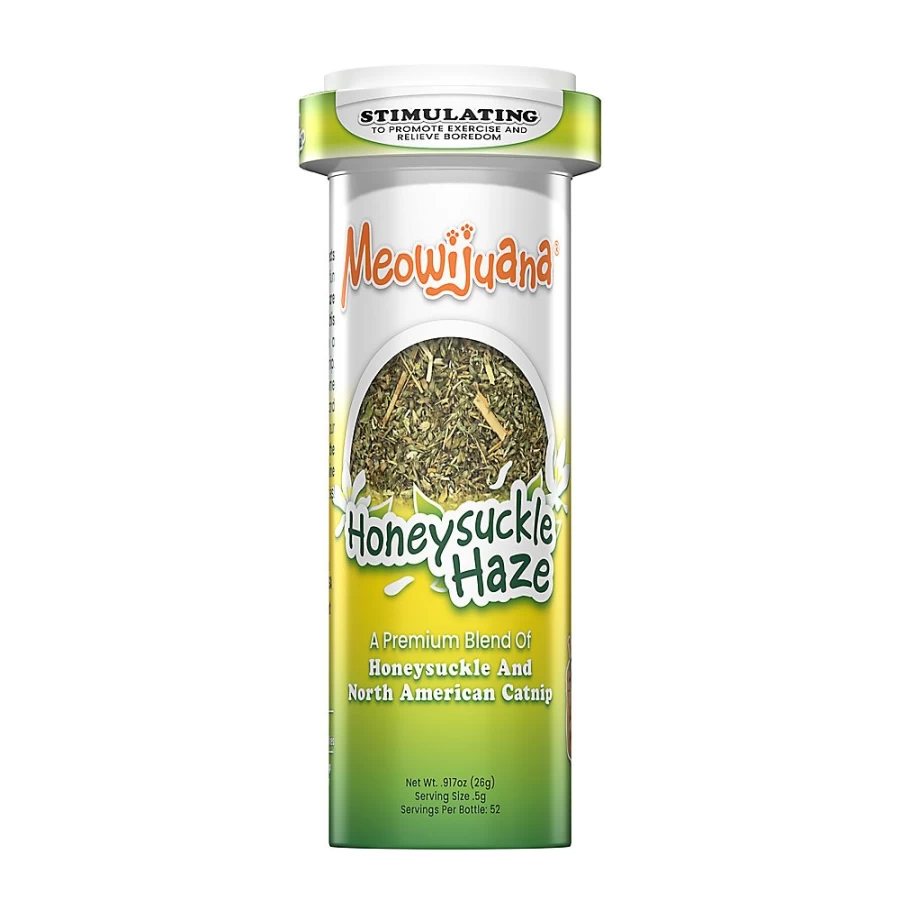 PetSmart Meowijuana Honeysuckle Haze Catnip for Cats - Natural Cat Attractant
