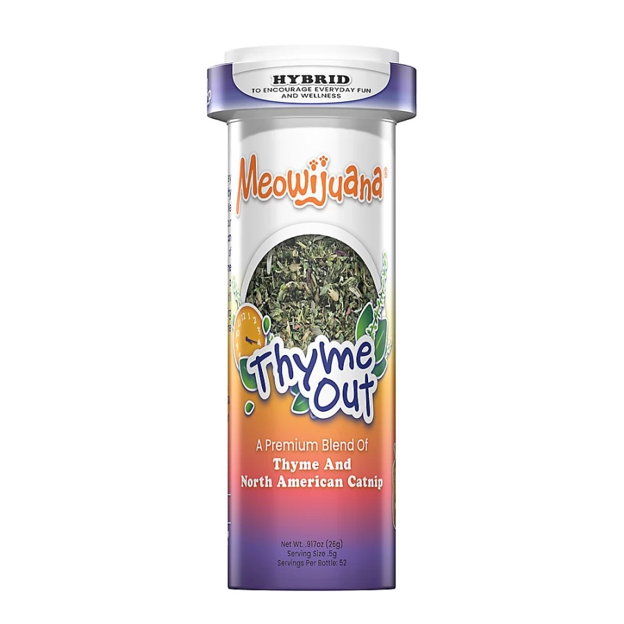 "PetSmart Meowijuana Tyme Out Catnip - Premium Catnip for Cats"