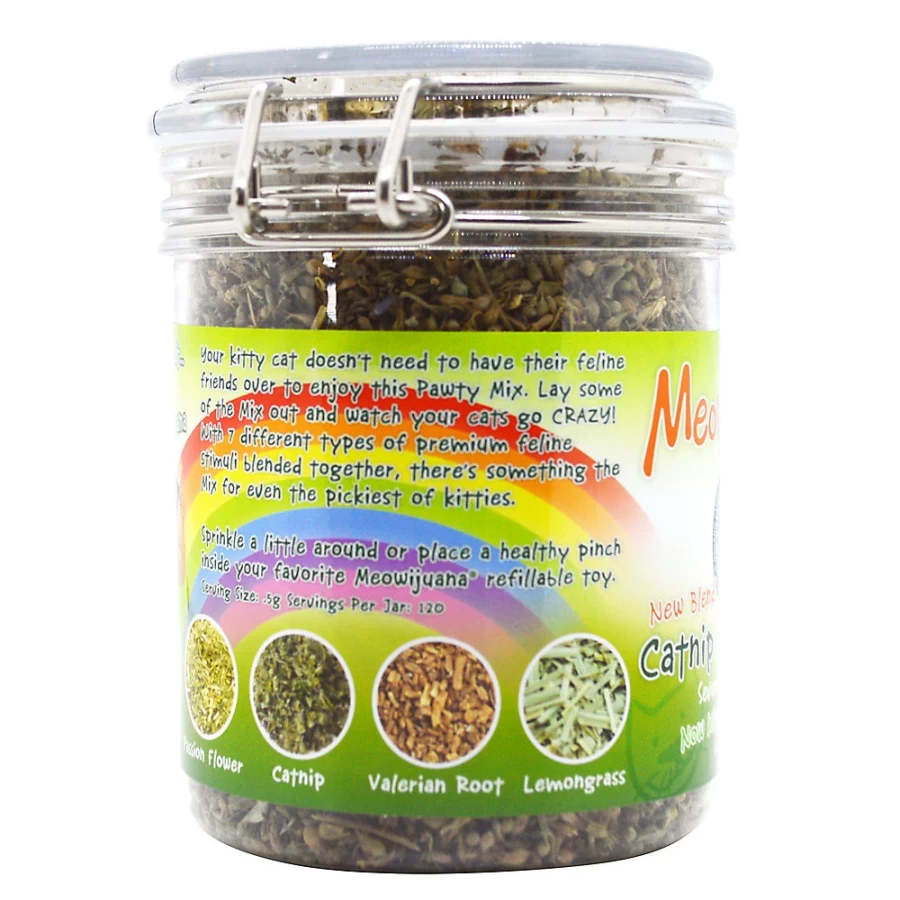 "PetSmart Meowijuana Pawty Mix Catnip for Cats – Fun & Playful Herbal Blend"