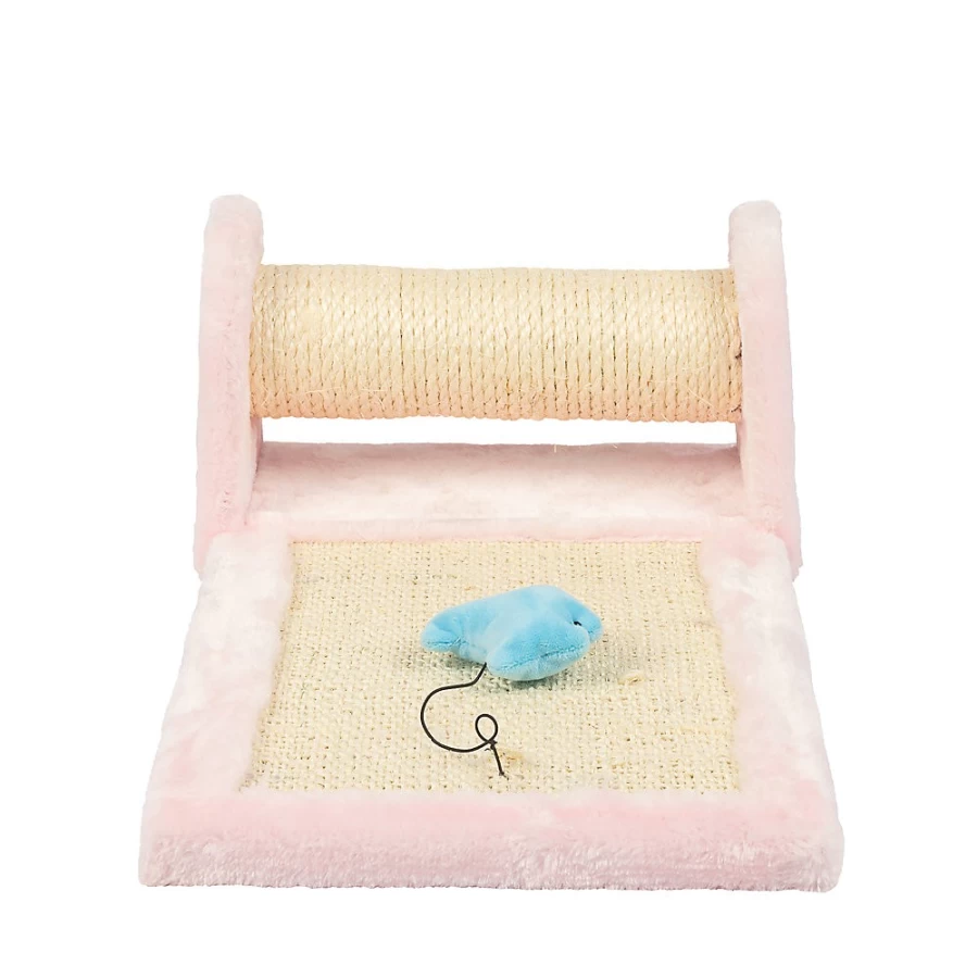 PetSmart Pink Armarkat Real Wood Rolling Cat Scratcher for Indoor Cats