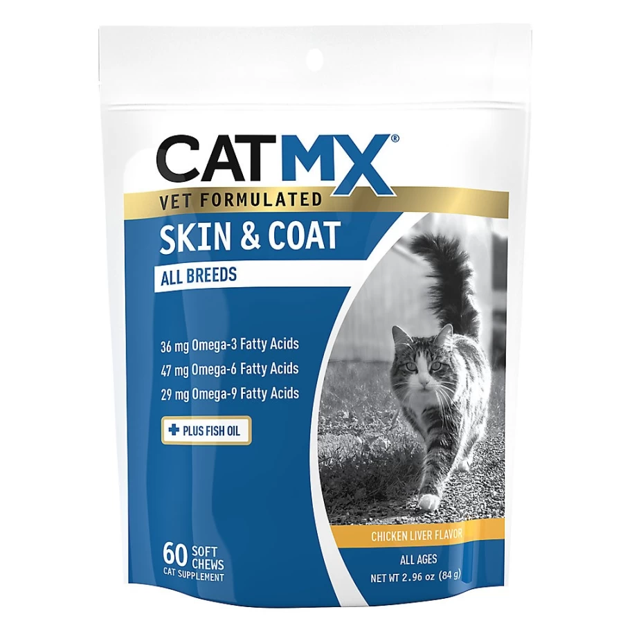 PetSmart Vet Formulated Omega-3 Soft Chews for Cats - Chicken Liver Flavor, Supports Skin & Coat Health