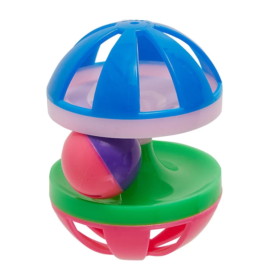 PetSmart Whisker City Interactive Cat Toy - Spinner Ball with Bell for Playful Cats