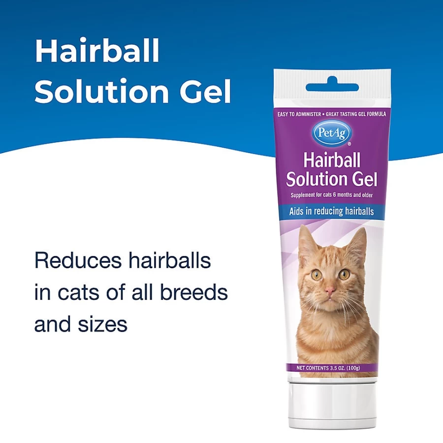 PetSmart Hairball Relief Gel for Cats - PetAg Hairball Solution Supplement