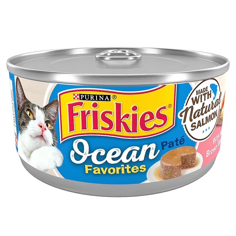 Purina Friskies Adult Wet Cat Food, Natural Pate, 6.04 oz Can - PetSmart