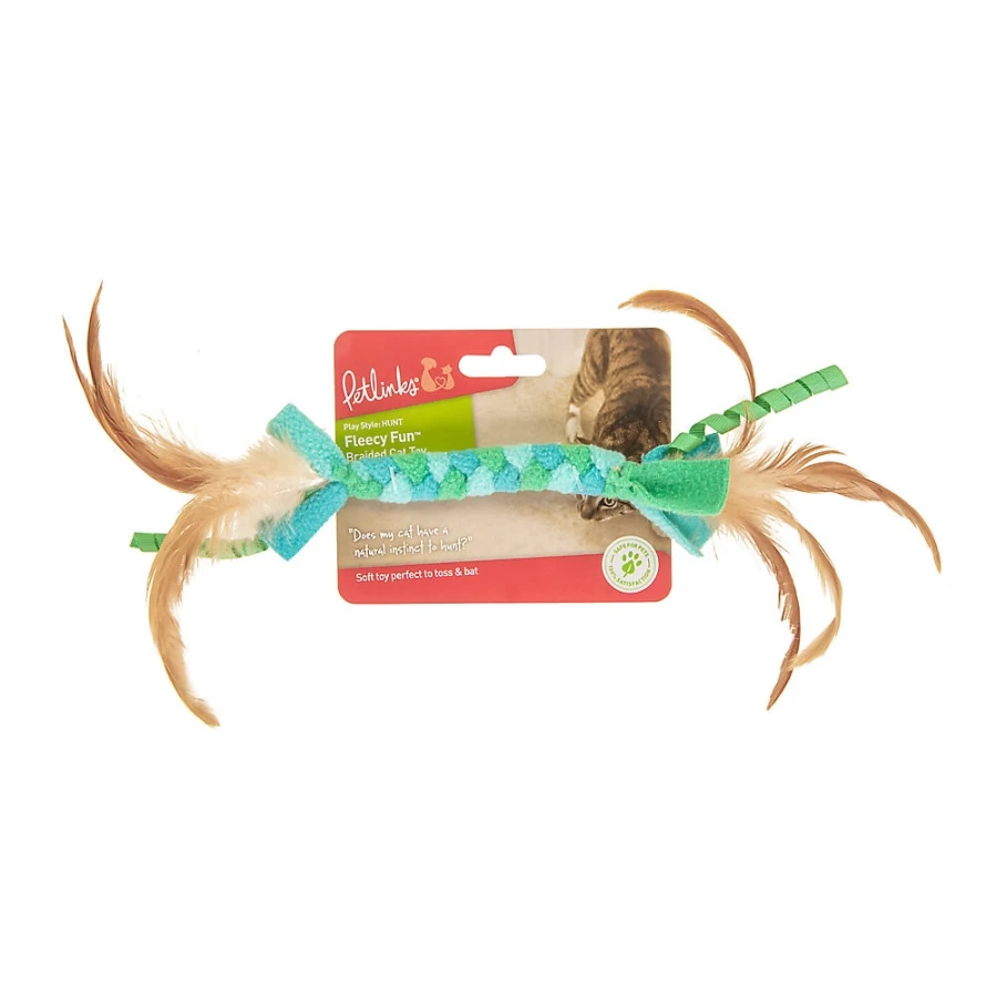 PetSmart Braided Fleece Cat Toy - Interactive Play for Cats, PetLinks Fleecy Funtrade