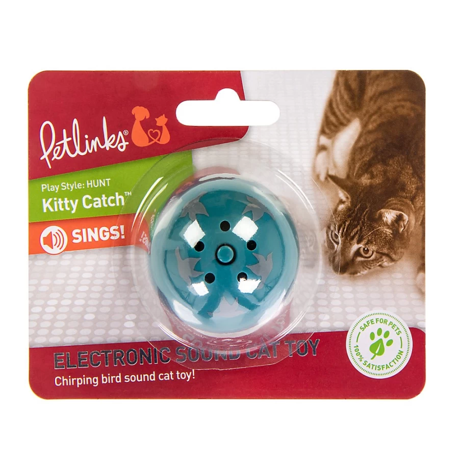 PetSmart Electronic Cat Toy - Interactive Kitty Catchtrade Sound Ball for Playful Cats