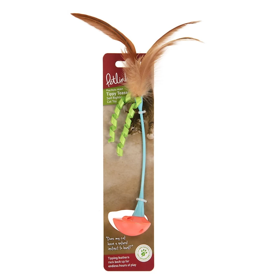 PetSmart Tippy Teaser Interactive Rocking Cat Toy for Playful Kittens
