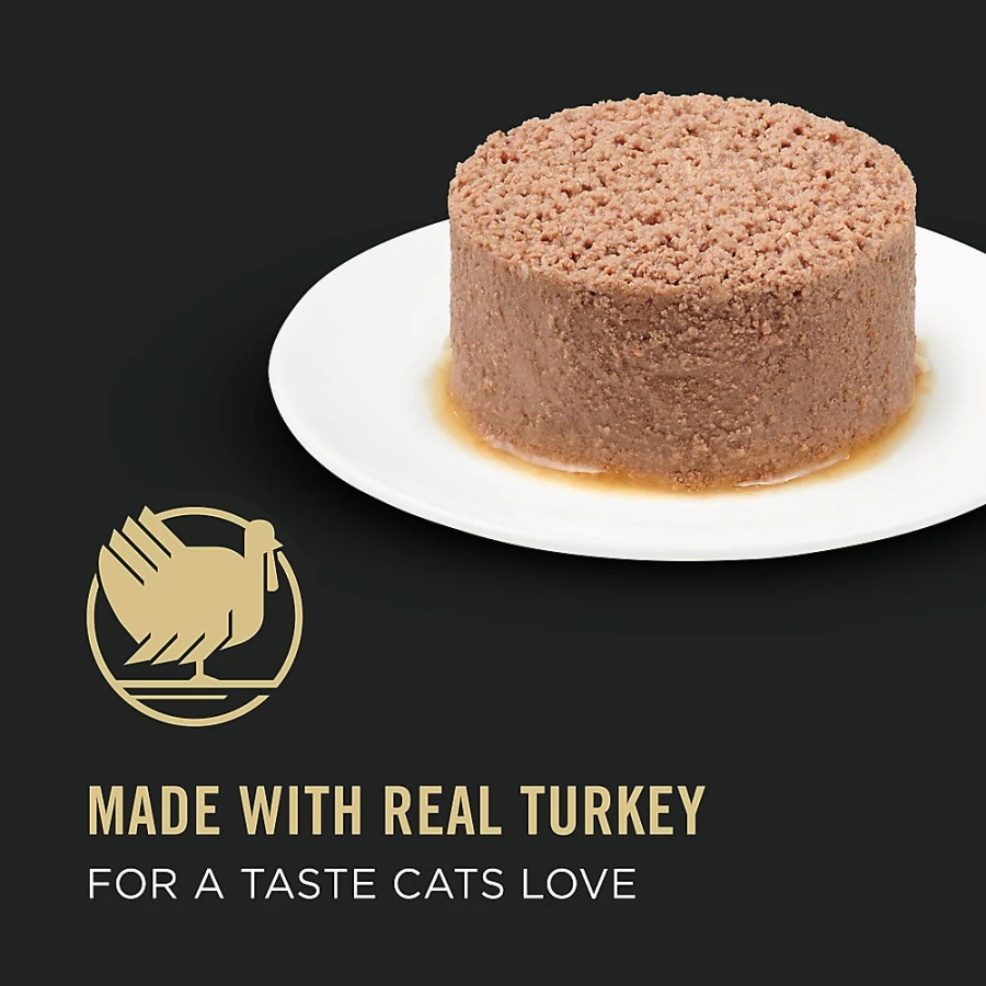 Purina Pro Plan Hairball Control Adult Wet Cat Food 3oz - Natural Ingredients, No Artificial Colors or Preservatives - PetSmart