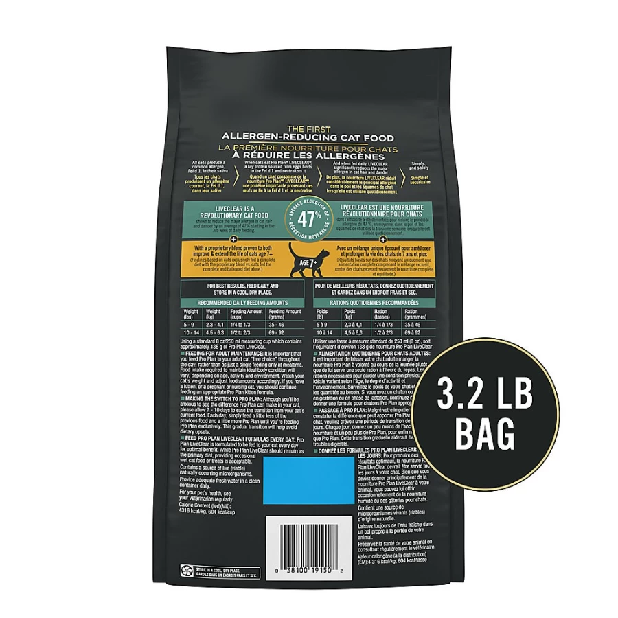 Purina Pro Plan LiveClear Prime Plus Senior Dry Cat Food - Chicken Flavor Allergen Reducer for Older Cats | PetSmart