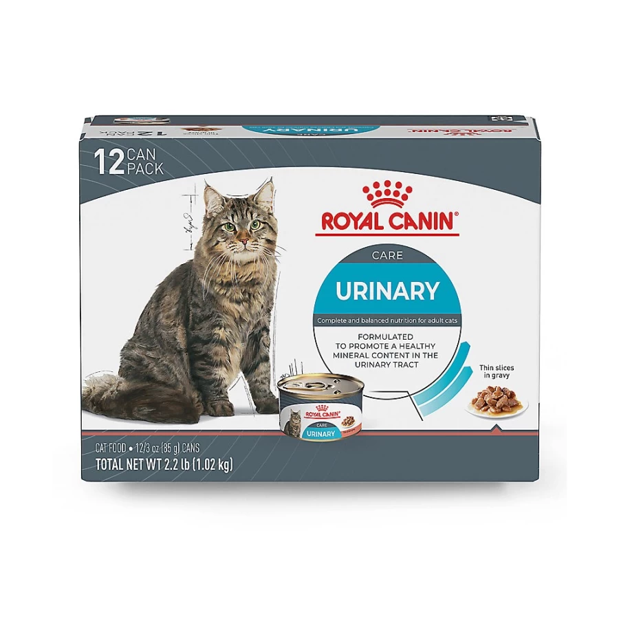 PetSmart Royal Canin Feline Urinary Care Wet Cat Food - 3 oz Cans, Pack of 12, Thin Slices in Gravy for Urinary Health