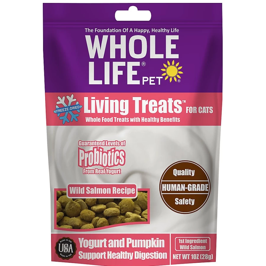 PetSmart Freeze-Dried Salmon Cat Treats - Grain-Free, Healthy Whole Life Pet Snacks