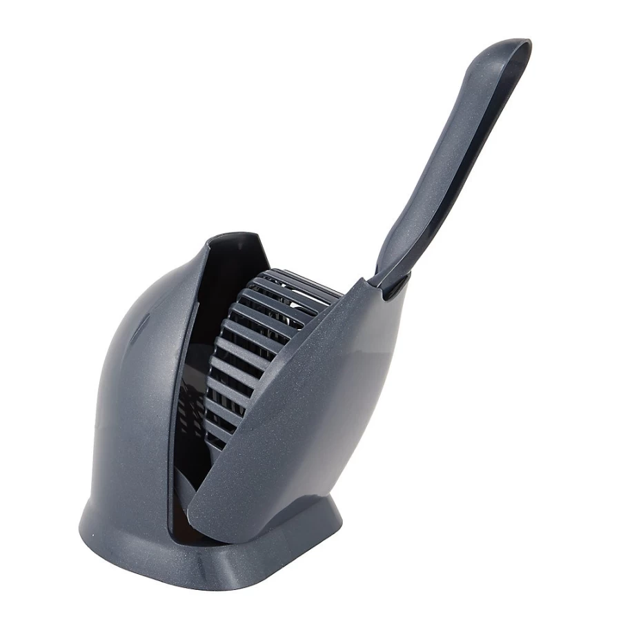 PetSmart ExquisiCat Litter Scoop with Caddy - Durable Plastic Waste Scooper for Cat Litter Box Cleaning