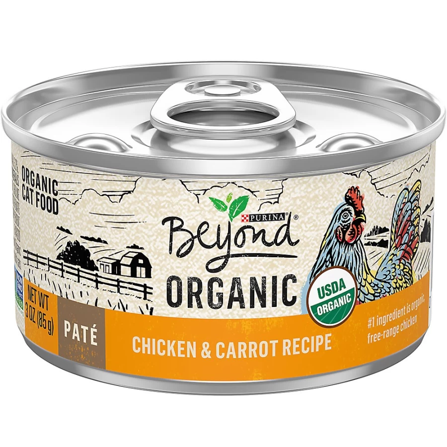 Purina Beyond Organic Adult Wet Cat Food - 3.33 oz Can, Non-GMO, Grain-Free | PetSmart