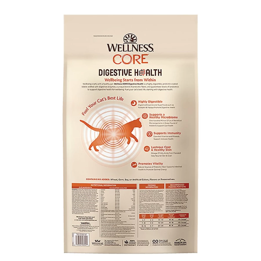 PetSmart Wellness CORE Natural Adult Cat Food with Chicken & Rice for Digestive Health