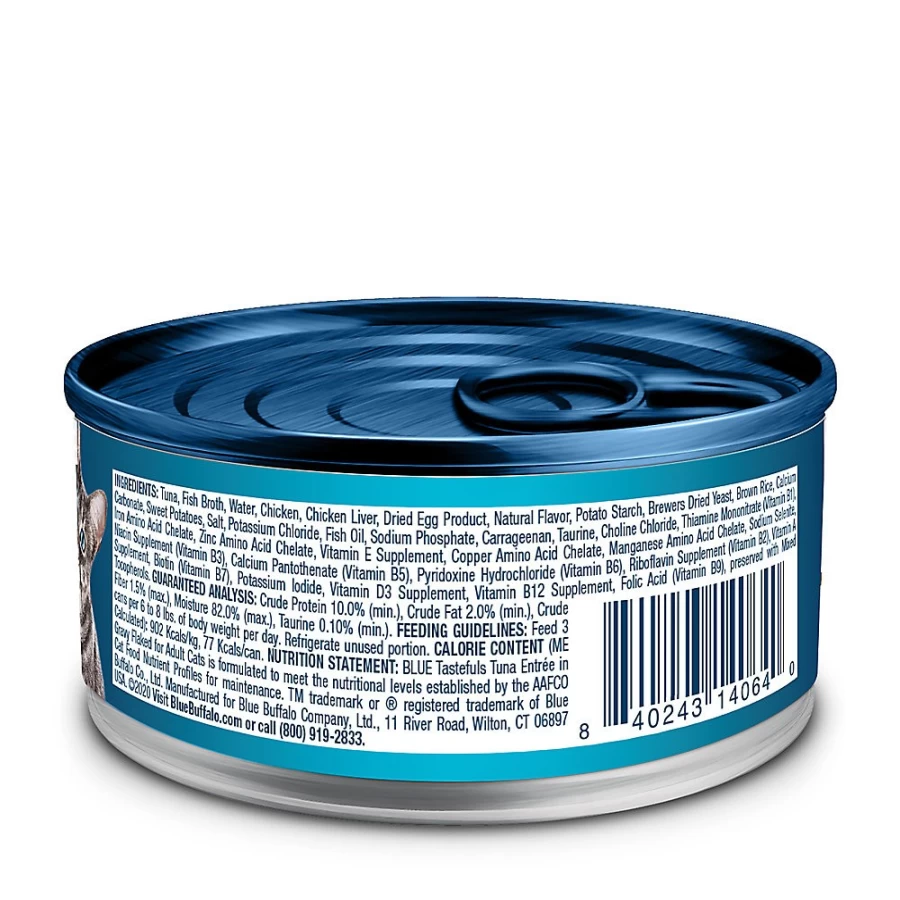 PetSmart Blue Buffalo Tastefuls Flaked Natural Tuna Wet Cat Food for Healthy Nutrition