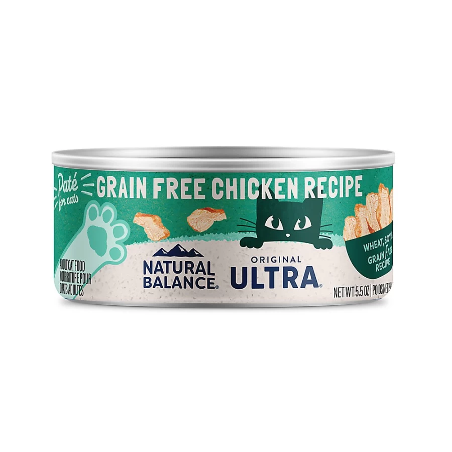 PetSmart Grain-Free Natural Balance Ultra Premium Chicken Wet Cat Food for Optimal Feline Nutrition