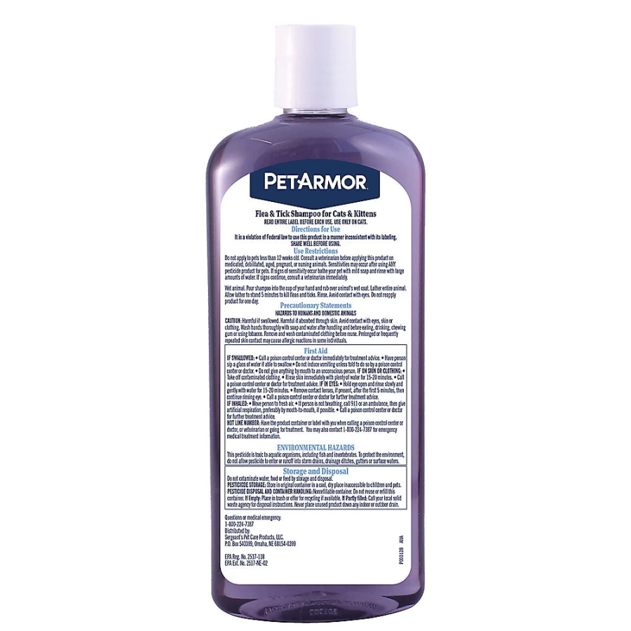 PetSmart Coconut Berry Scented Flea & Tick Cat Shampoo - 12 oz for Pest Protection